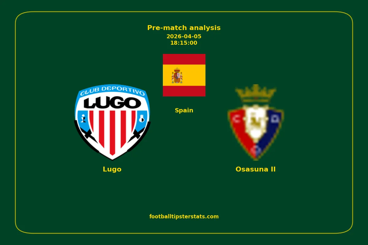 Pre-match analysis: Lugo vs Osasuna II on 2026-04-05